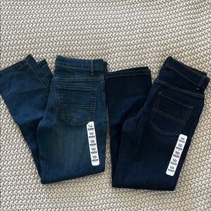2 Pairs of The Children's Place Kids Jeans - Dark Blue and Navy